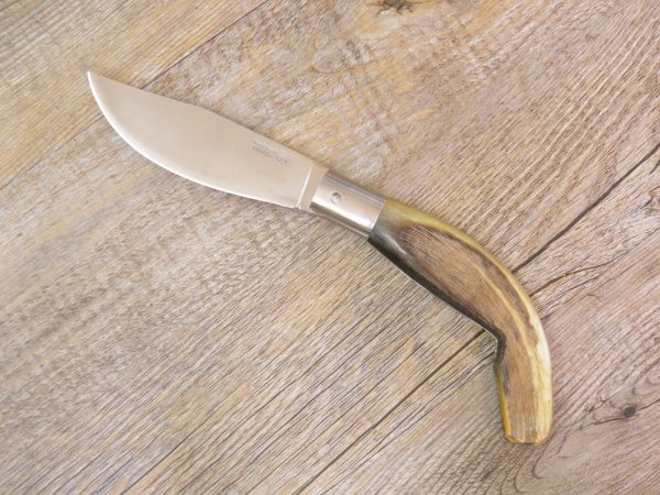 Handcrafted Arburesa Knife Whole Mouflon Horn (20cm)