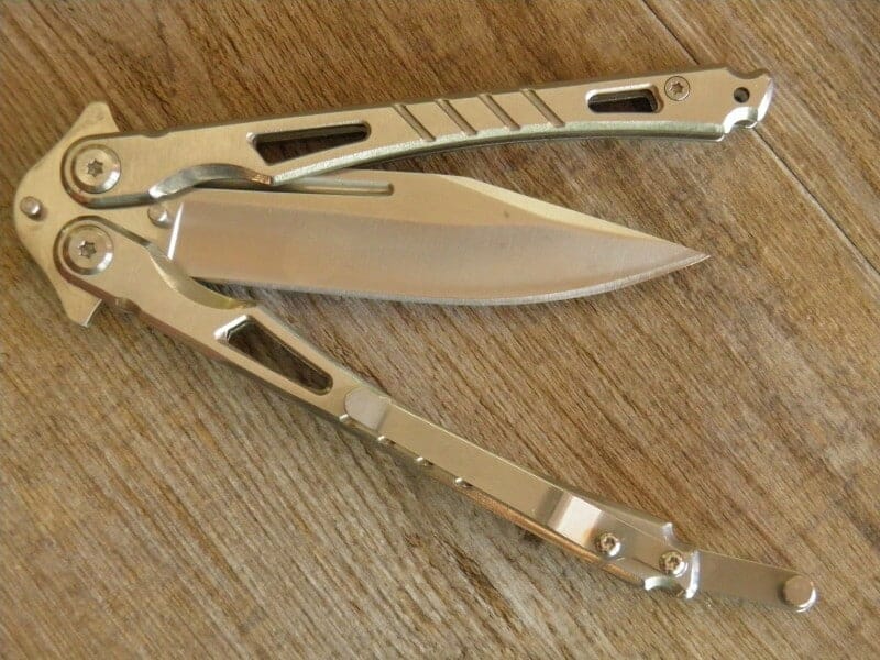 Balisong couteau papillon 24cm ALBAINOX - Design katana