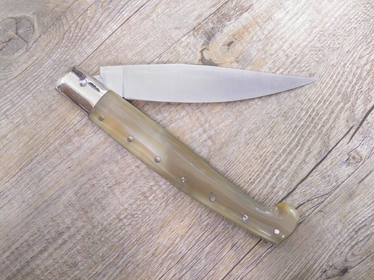 Coltello Pattada Brotzu Manico In Corno Di Bue Lucido (33cm) - Lady M  Sardegna