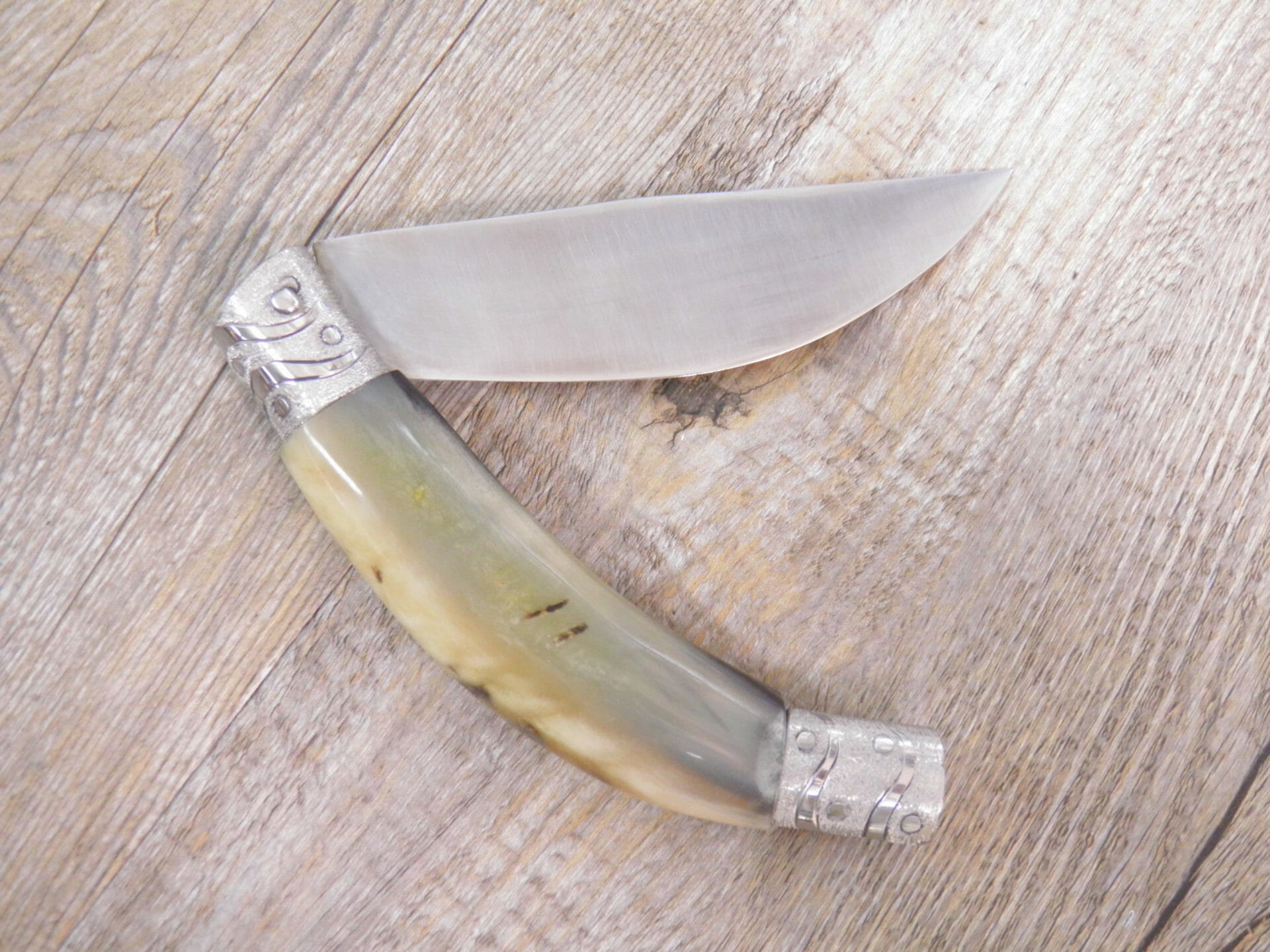 Coltello Arburesa Manico In Corno Di Bue Portachiavi (11Cm) - Lady M  Sardegna